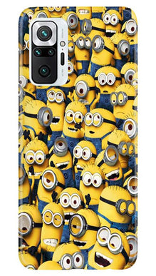 Minions Mobile Back Case for Redmi Note 10 Pro Max  (Design - 126)