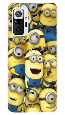 Minions Mobile Back Case for Redmi Note 10 Pro  (Design - 127)