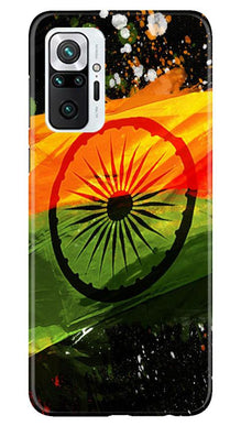 Indian Flag Mobile Back Case for Redmi Note 10 Pro  (Design - 137)
