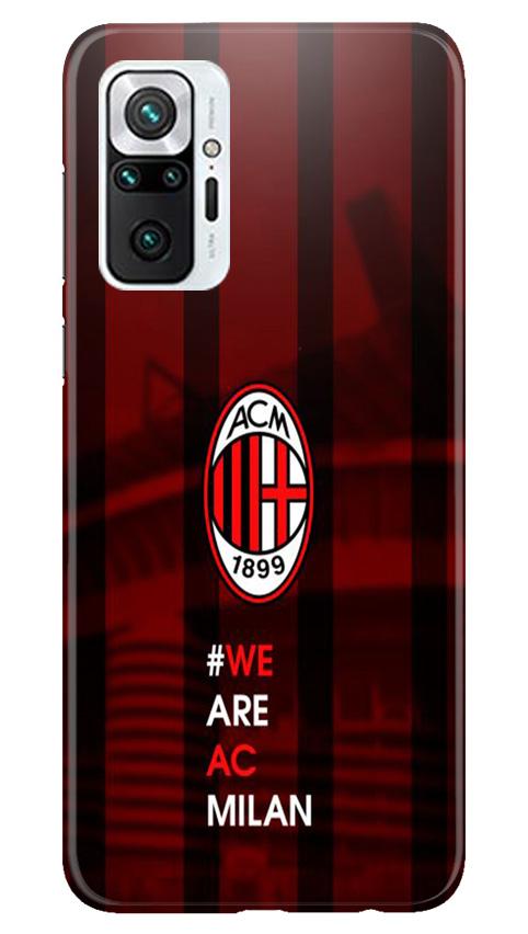 AC Milan Case for Redmi Note 10 Pro  (Design - 155)
