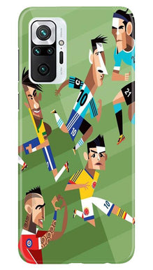 Football Mobile Back Case for Redmi Note 10 Pro Max  (Design - 166)
