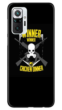 Winner Winner Chicken Dinner Mobile Back Case for Redmi Note 10 Pro  (Design - 178)