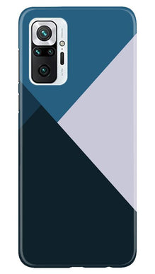 Blue Shades Mobile Back Case for Redmi Note 10 Pro (Design - 188)