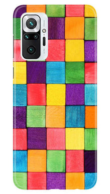 Colorful Square Mobile Back Case for Redmi Note 10 Pro Max (Design - 218)