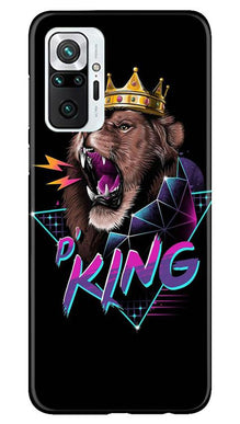Lion King Mobile Back Case for Redmi Note 10 Pro Max (Design - 219)