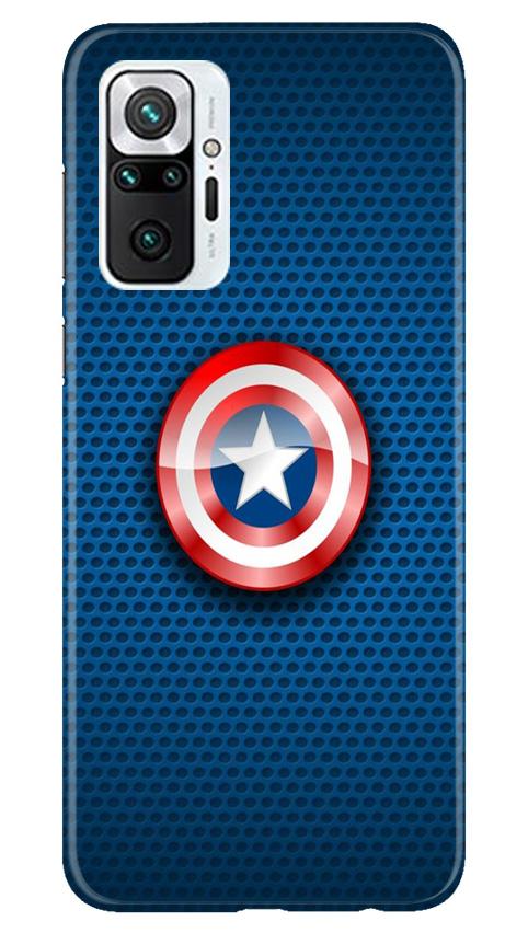 Captain America Shield Case for Redmi Note 10 Pro Max (Design No. 253)