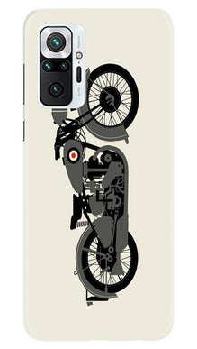 MotorCycle Mobile Back Case for Redmi Note 10 Pro Max (Design - 259)