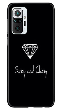 Sassy and Classy Mobile Back Case for Redmi Note 10 Pro Max (Design - 264)