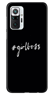 #GirlBoss Mobile Back Case for Redmi Note 10 Pro Max (Design - 266)