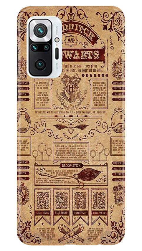 Hogwarts Mobile Back Case for Redmi Note 10 Pro Max (Design - 304)