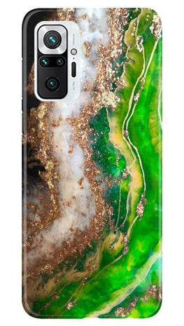 Marble Texture Mobile Back Case for Redmi Note 10 Pro (Design - 307)