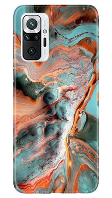 Marble Texture Mobile Back Case for Redmi Note 10 Pro (Design - 309)