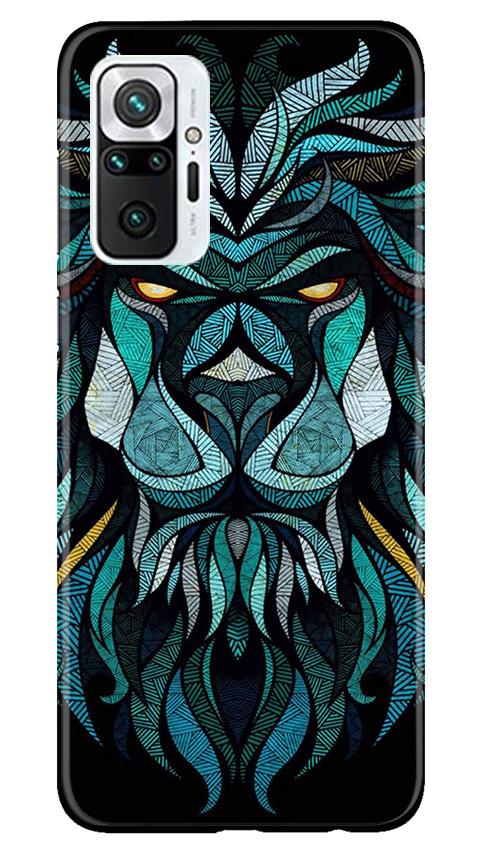 Lion Mobile Back Case for Redmi Note 10 Pro (Design - 314)