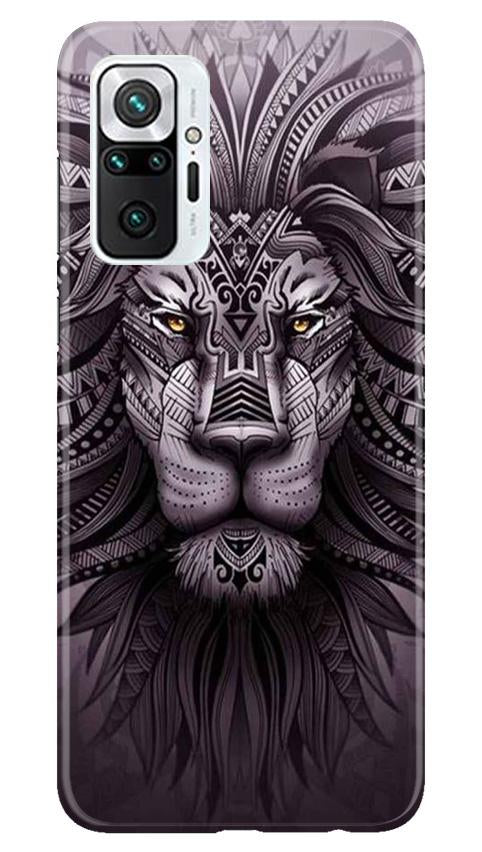 Lion Mobile Back Case for Redmi Note 10 Pro (Design - 315)