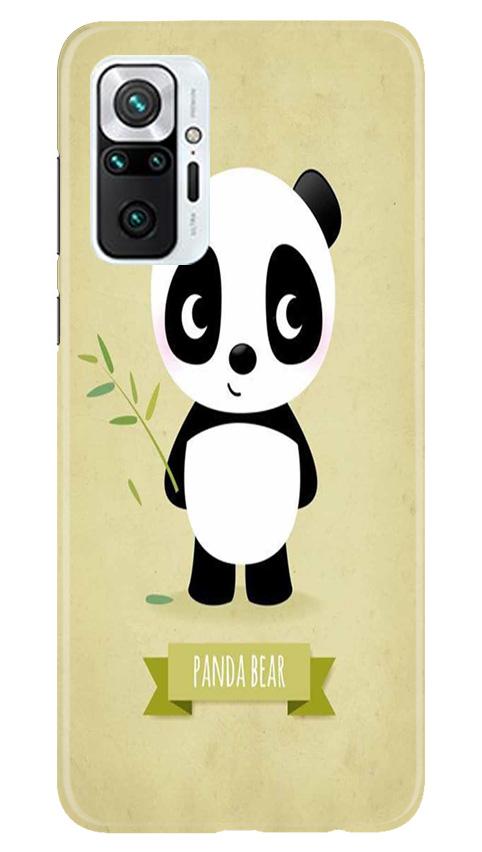 Panda Bear Mobile Back Case for Redmi Note 10 Pro Max (Design - 317)