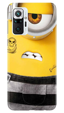 Minion Mobile Back Case for Redmi Note 10 Pro (Design - 324)