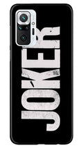 Joker Mobile Back Case for Redmi Note 10 Pro (Design - 327)