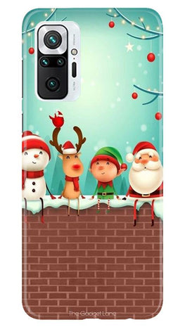Santa Claus Mobile Back Case for Redmi Note 10 Pro (Design - 334)