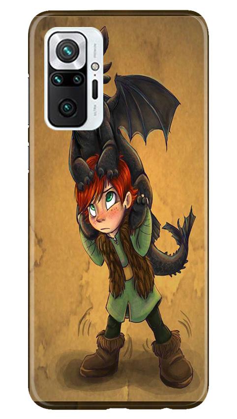 Dragon Mobile Back Case for Redmi Note 10 Pro (Design - 336)