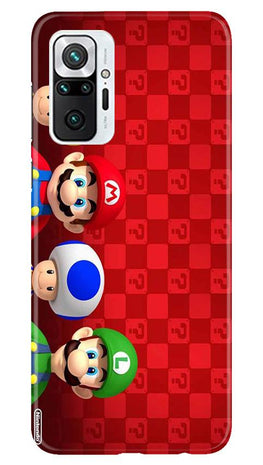 Mario Mobile Back Case for Redmi Note 10 Pro (Design - 337)