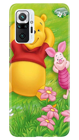 Winnie The Pooh Mobile Back Case for Redmi Note 10 Pro (Design - 348)