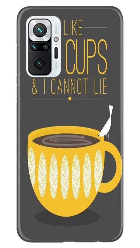 Big Cups Coffee Mobile Back Case for Redmi Note 10 Pro (Design - 352)