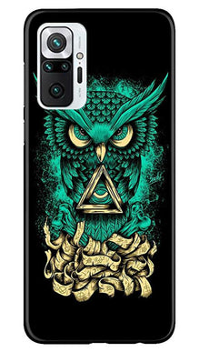 Owl Mobile Back Case for Redmi Note 10 Pro (Design - 358)