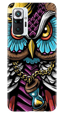 Owl Mobile Back Case for Redmi Note 10 Pro (Design - 359)