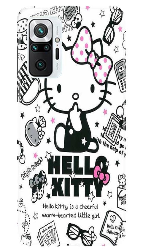 Hello Kitty Mobile Back Case for Redmi Note 10 Pro (Design - 361)