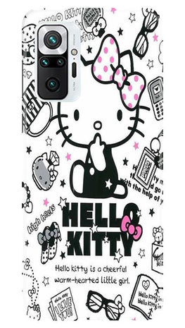 Hello Kitty Mobile Back Case for Redmi Note 10 Pro (Design - 361)
