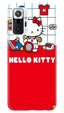 Hello Kitty Mobile Back Case for Redmi Note 10 Pro (Design - 363)
