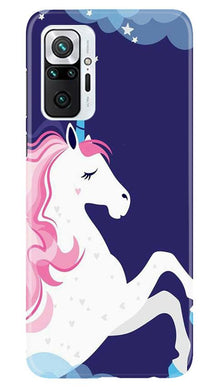 Unicorn Mobile Back Case for Redmi Note 10 Pro (Design - 365)