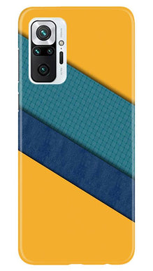 Diagonal Pattern Mobile Back Case for Redmi Note 10 Pro (Design - 370)