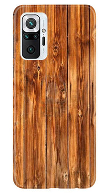 Wooden Texture Mobile Back Case for Redmi Note 10 Pro (Design - 376)