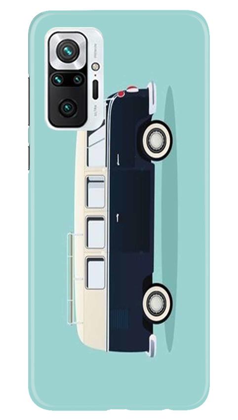 Travel Bus Mobile Back Case for Redmi Note 10 Pro Max (Design - 379)
