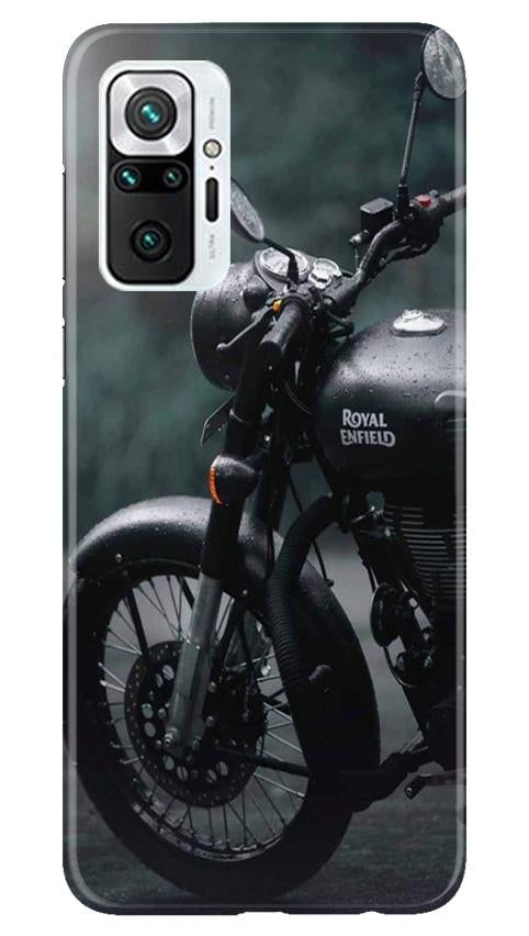 Royal Enfield Mobile Back Case for Redmi Note 10 Pro (Design - 380)