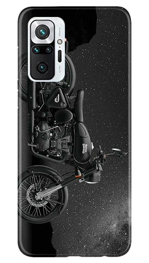 Royal Enfield Mobile Back Case for Redmi Note 10 Pro (Design - 381)