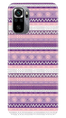 Zigzag line pattern3 Mobile Back Case for Redmi Note 10S (Design - 11)
