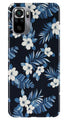 White flowers Blue Background2 Case for Redmi Note 10S