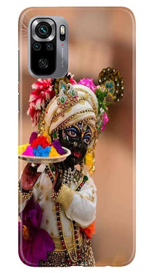 Lord Krishna2 Mobile Back Case for Redmi Note 10S (Design - 17)