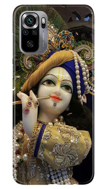 Lord Krishna3 Mobile Back Case for Redmi Note 10S (Design - 18)