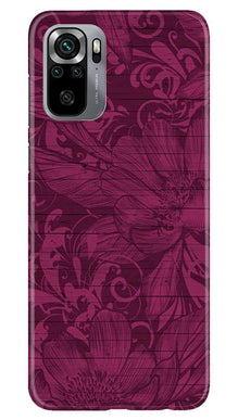 Purple Backround Mobile Back Case for Redmi Note 10S (Design - 22)
