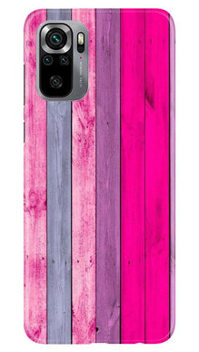 Wooden look Mobile Back Case for Redmi Note 10S (Design - 24)