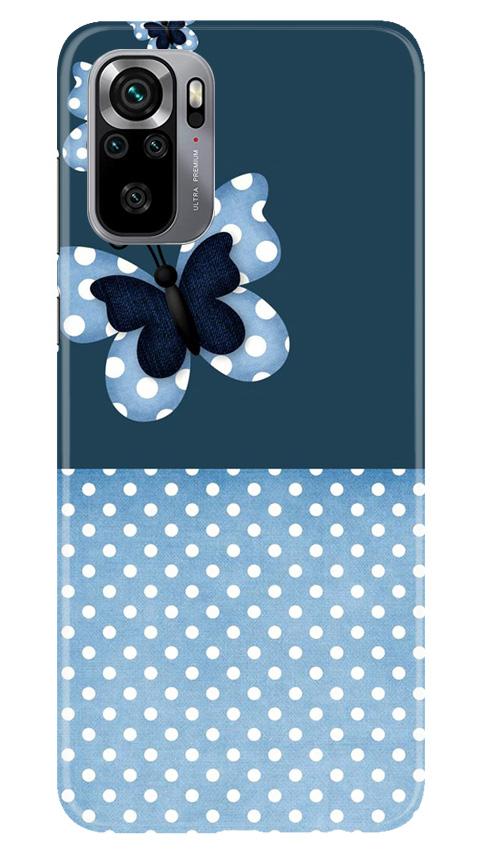 White dots Butterfly Case for Redmi Note 10S