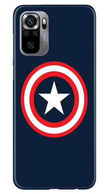 Captain America Mobile Back Case for Redmi Note 10S (Design - 42)