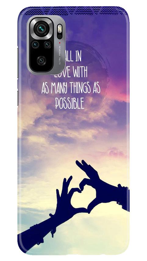 Fall in love Case for Redmi Note 10S