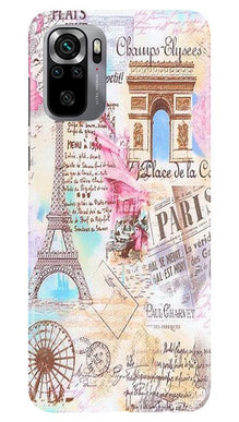 Paris Eiftel Tower Mobile Back Case for Redmi Note 10S (Design - 54)