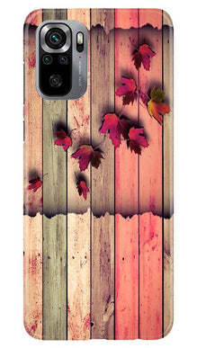 Wooden look2 Mobile Back Case for Redmi Note 10S (Design - 56)