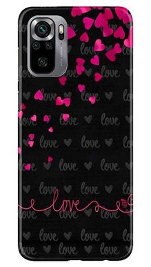 Love in Air Mobile Back Case for Redmi Note 10S (Design - 89)