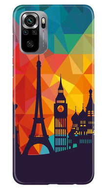 Eiffel Tower2 Mobile Back Case for Redmi Note 10S (Design - 91)